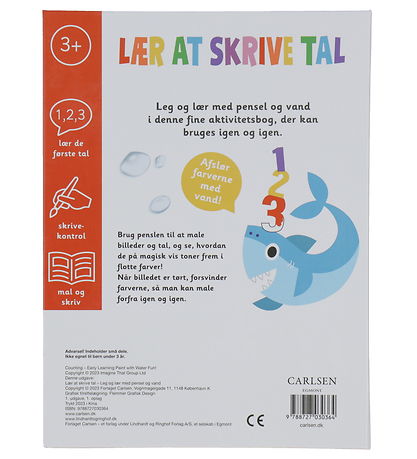 Forlaget Carlsen Aktivitetsbog - Lær at skrive Tal - Dansk Forlaget Carlsen Aktivitetsbog - Lær at skrive Tal - Dansk