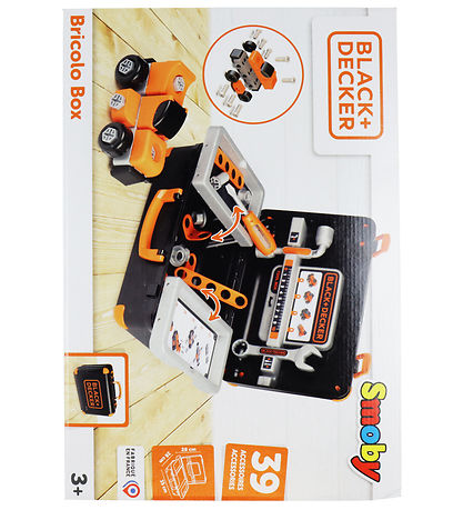 Black & Decker Legetøj - Værktøjskasse - 39 Dele