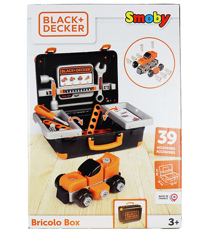 Black & Decker Legetøj - Værktøjskasse - 39 Dele