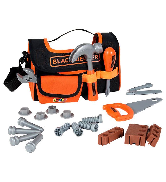 Værktøjskasse Til Børn - Black + Decker - Smoby - 21 Dele