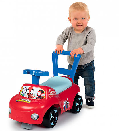 Smoby Gåvogn - Spidey - Auto Ride-on