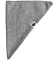Pine Cone Teething Bib - Knitted - Leo - 36.5x22 cm - Grey Melan
