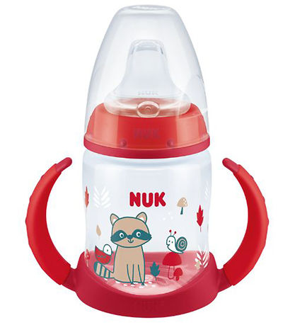 Nuk Drikkekop m. Håndtag og Tud - First Choice - 150ml - Rød Nuk Drikkekop m. Håndtag og Tud - First Choice - 150ml - Rød
