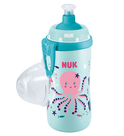 Nuk Vattenflaska m. Pip - Junior - Kameleont - 300 ml - Blå/Rosa