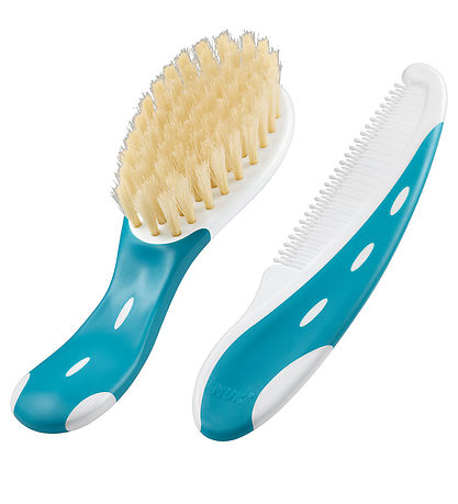 Nuk Babybørste m. Kam - Blå Nuk Babybørste m. Kam - Blå