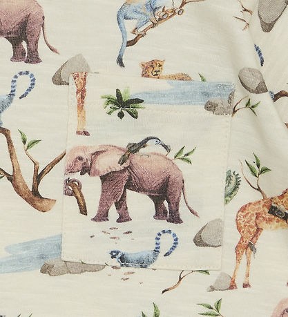 Hust and Claire T-shirt - Anker - Ivory m. Dyr