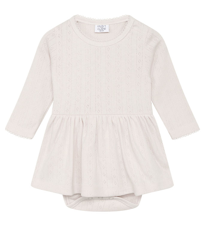 Hust and Claire Kjolebody l/æ - Dijana - Ivory m. Hulmønster