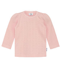 Hust and Claire Bluse - Andreia - Icy Pink m. Hulmønster Hust and Claire Bluse - Andreia - Icy Pink m. Hulmønster