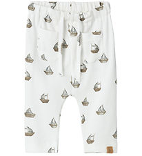 Lil' Atelier Bukser - Rib - NbmGavo - Coconut Milk/Boat Lil' Atelier Bukser - Rib - NbmGavo - Coconut Milk/Boat