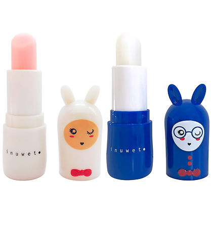 Inuwet Læbepomader - 2-pak - Paris - Strawberry/Cherry