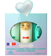 Inuwet Læbepomader - 3-pak - Seashell - Cotton Candy/Apple/Cupca Inuwet Læbepomader - 3-pak - Seashell - Cotton Candy/Apple/Cupca