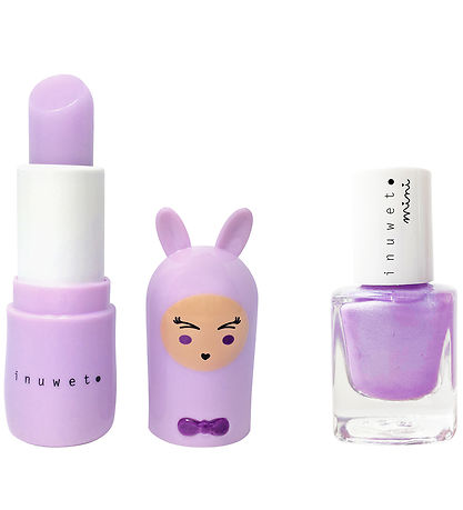 Inuwet Læbepomade/Neglelak - Marshmallow/Blueberry - Lilla