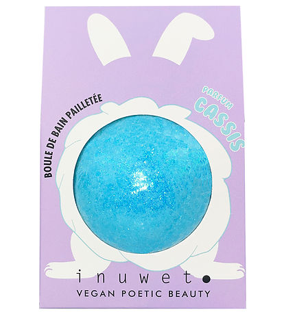 Inuwet Bath Bomb m. Duft - Blackcurrant - Turquoise m. Glimmer Inuwet Bath Bomb m. Duft - Blackcurrant - Turquoise m. Glimmer