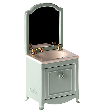 Maileg Miniature Dresser w. Wax & Mirror - Mouse - Mint Maileg Miniature Dresser w. Wax & Mirror - Mouse - Mint
