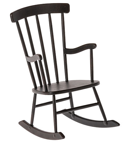 Maileg Miniature Gyngestol - Mini - Metal - Anthracite
