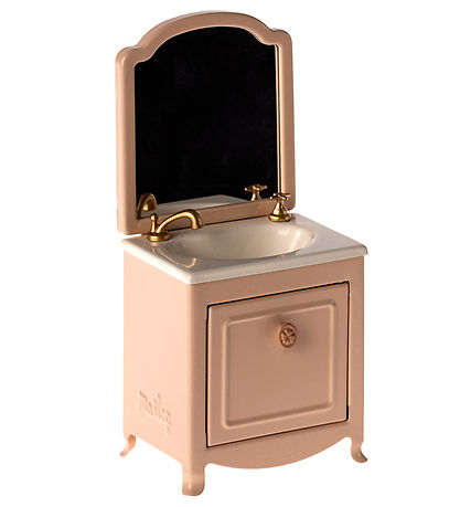 Maileg Miniatuur Commode m. Gootsteen & Spiegel - Muis - Roze Po