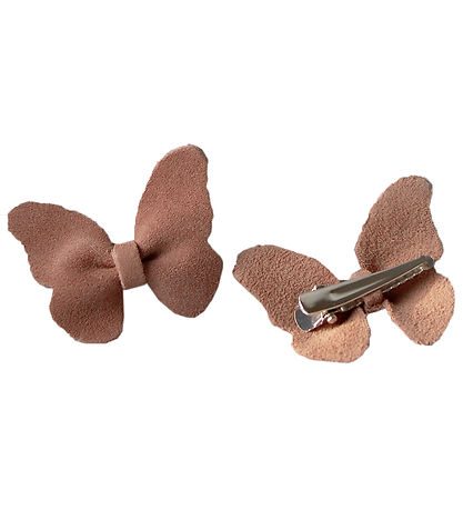 Petit La Busch Haarschleife - Fliege - 2er-Pack - 6x4 cm - Light