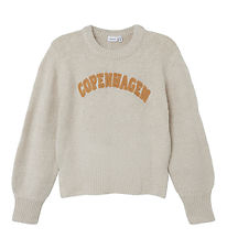 Name It Bluse - Strik - NkfKilouie - Peyote Melange/Almond Name It Bluse - Strik - NkfKilouie - Peyote Melange/Almond