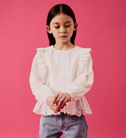 Name It Bluse - NkfKora - Bright White