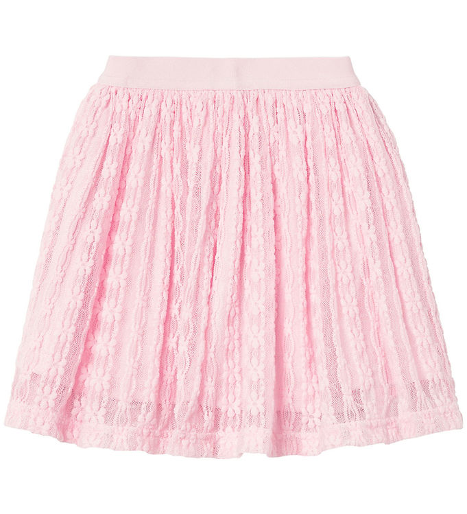 Name It Nederdel - Tyl - NmfFetulla - Parfait Pink m. Blomster