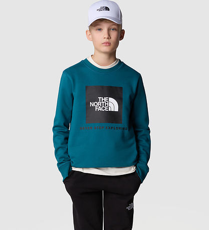 The North Face Sweatshirt - Redbox Crew - Blue Moss