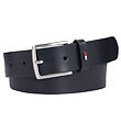 Tommy Hilfiger Bælte - Leather - Space Blue Tommy Hilfiger Bælte - Leather - Space Blue