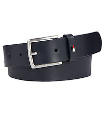 Tommy Hilfiger Bælte - Leather - Space Blue Tommy Hilfiger Bælte - Leather - Space Blue