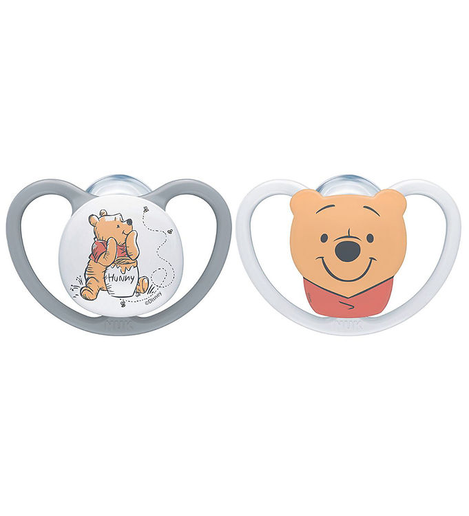 Nuk Space Disney, Str. 2 (6-18 Mdr.), Anatomisk - Silikone, 2-pak