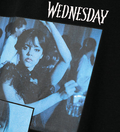 Name It T-shirt - Noos - NkfJax Wednesday - Black