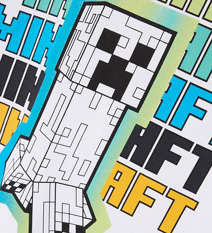 Name It T-shirt - Noos - NkmJin Minecraft - Bright White Name It T-shirt - Noos - NkmJin Minecraft - Bright White