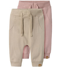 Name It Sweatpants - Noos - NbnTakki - 2-pak - Pure Cashmere/Pac Name It Sweatpants - Noos - NbnTakki - 2-pak - Pure Cashmere/Pac