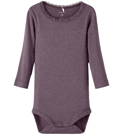 Name It Body l/æ - Noos - Rib - NbfKab - Arctic Dusk/Melange Name It Body l/æ - Noos - Rib - NbfKab - Arctic Dusk/Melange