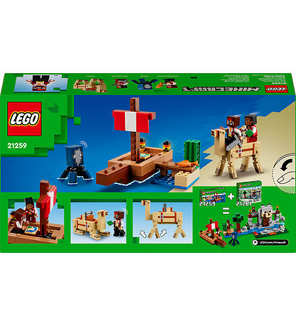 LEGO® Minecraft - The Pirate Ship Voyage - 21259 - 166 Parts