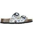 Superfit Sandaler - Fussbettpantoffel - Hvid/Blå m. Rumtema Superfit Sandaler - Fussbettpantoffel - Hvid/Blå m. Rumtema