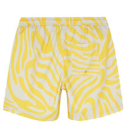 Mads Nørgaard Shorts - Sea Print Sandrino - Lemon Zest/Birch AOP