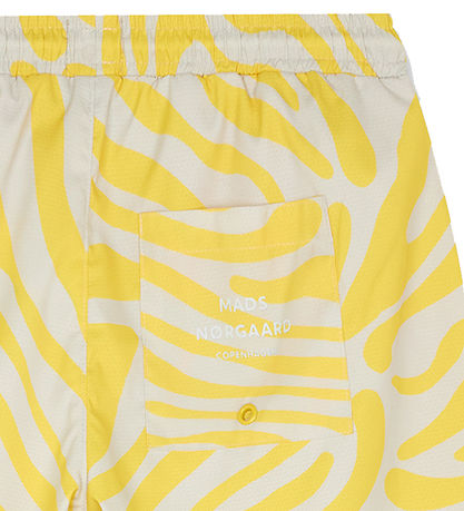Mads Nørgaard Shorts - Sea Print Sandrino - Lemon Zest/Birch AOP Mads Nørgaard Shorts - Sea Print Sandrino - Lemon Zest/Birch AOP