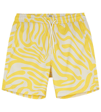 Mads Nørgaard Shorts - Sea Print Sandrino - Lemon Zest/Birch AOP
