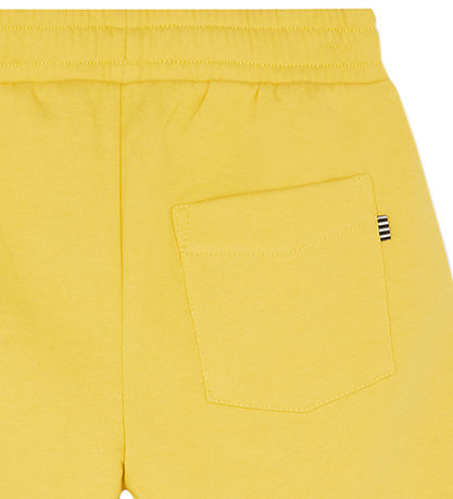 Mads Nørgaard Sweatshorts - Organic Porsulano - Lemon Zest Mads Nørgaard Sweatshorts - Organic Porsulano - Lemon Zest