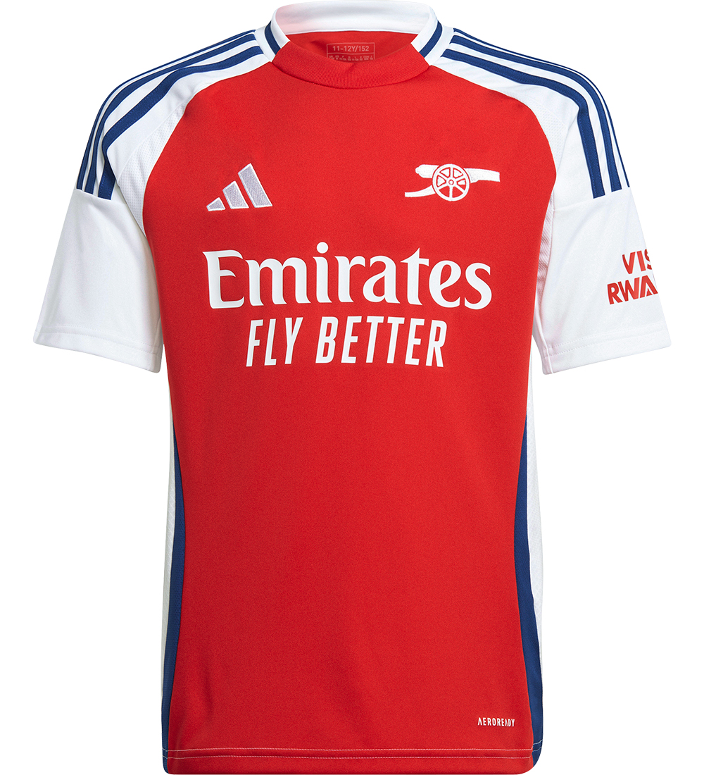 adidas Arsenal Home Jersey 2024/25, fotballdrakt, junior Better Scarlet/white