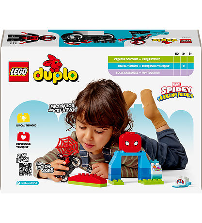 LEGO® DUPLO® Marvel Spider-Man - Spins Motorc... 10424 - 24 Dele LEGO® DUPLO® Marvel Spider-Man - Spins Motorc... 10424 - 24 Dele