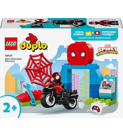 LEGO® DUPLO® Marvel Spider-Man - Spins Motorc... 10424 - 24 Dele LEGO® DUPLO® Marvel Spider-Man - Spins Motorc... 10424 - 24 Dele