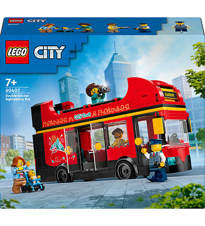 LEGO® City - Rød Dobbeltdækker-turistbus 60407 - 384 Dele