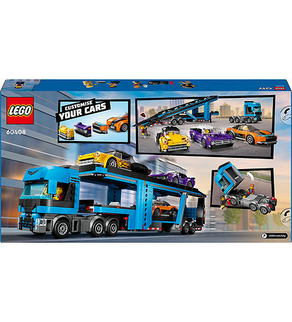 LEGO® City - Biltransport Med Sportsvogne 60408 - 998 Dele