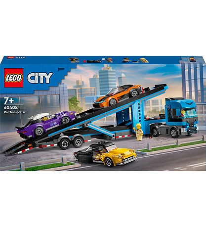LEGO® City - Biltransport Med Sportsvogne 60408 - 998 Dele LEGO® City - Biltransport Med Sportsvogne 60408 - 998 Dele