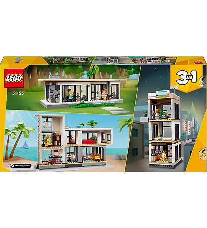 LEGO® Creator - Modern House 31153 - 3-I-1 - 939 Parts