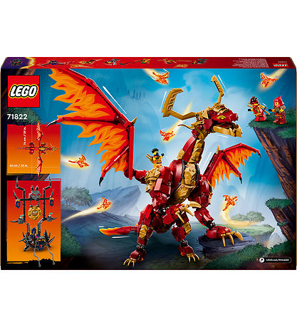 LEGO® Ninjago - Bevægelses-kildedrage 71822 - 1716 Dele LEGO® Ninjago - Bevægelses-kildedrage 71822 - 1716 Dele