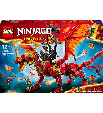 LEGO® Ninjago - Bevægelses-kildedrage 71822 - 1716 Dele LEGO® Ninjago - Bevægelses-kildedrage 71822 - 1716 Dele