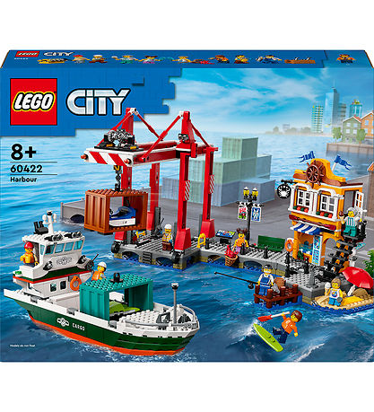 LEGO® City - Havnefront med Fragtskib 60422 - 1226 Dele LEGO® City - Havnefront med Fragtskib 60422 - 1226 Dele