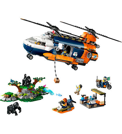 LEGO® City - Jungle Adventure - Helicopter And Expeditionary Bas