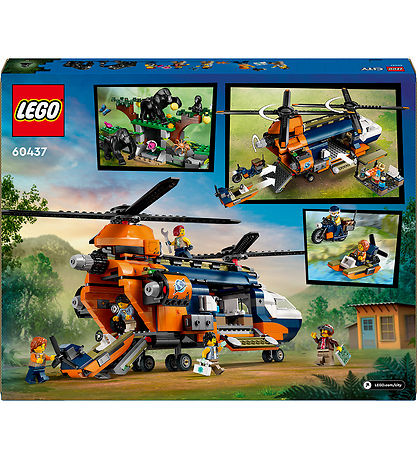 LEGO® City - Jungle Adventure - Helicopter And Expeditionary Bas
